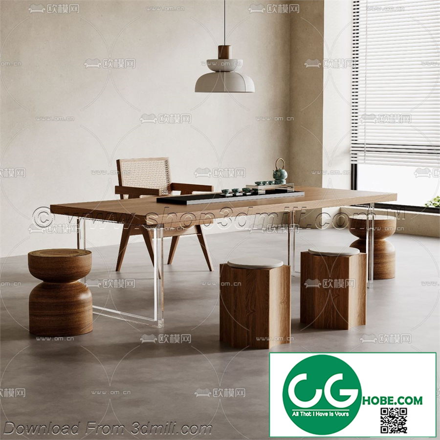 Tea Room 28 3D Model
